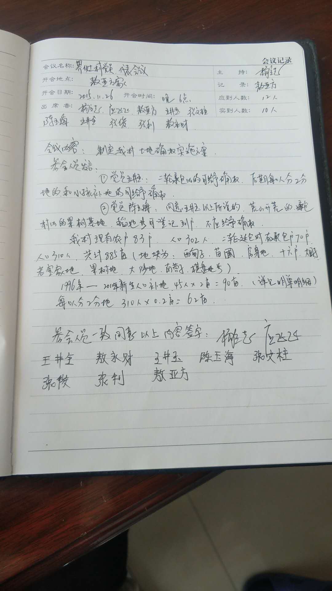 2015年村务，制定土地确权实施方案.jpg